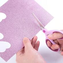 Papier cartonné à paillettes auto-adhésif, feuilles de paillettes de qualité supérieure pour l'artisanat, les projets artistiques et les décorations de fête, 10 pièces