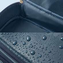 PU Double-Layer Cosmetic Bag Light Luxury Fashion Skincare Organizer Bag Travel Large Capacity Wash Bag