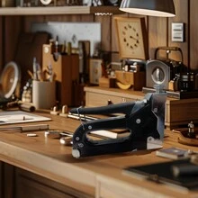 Staple Gun, 3 In 1 Heavy Duty Staple Gun Kit With 300 Staples, Upholstery Stapler For Fixing Material, Decoration, Carpentry, Furniture, Doors And Windows Back To School,Back To School,School Supplies - one-size - View 5