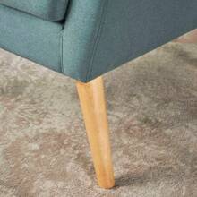 Outdoor Chair, Mid-Century Fabric Outdoor Chair, Dark Teal