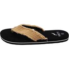 NORTY Men's Lightweight Canvas Strap Flip Flop Everyday Beach Pool Sandal - Runs 1/2 Size Small - Nâu/Tân 3 - Xem 7