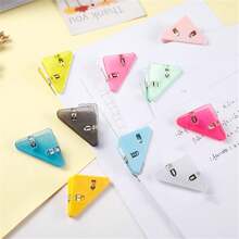 12 Pieces Corner Binder Triangle Binder Multi-Purpose Colorful Binder For Office And School Use, Random Color - Sets - View 6