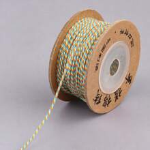 22 Yards Boutique Hand Rubbing  Golden Silk Thread 1.0mm Macrame Cord Bracelet Braided String DIY Tassels Beading Rope - Thread - View 17