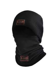 全新冬季羊毛帽围巾保暖头套战术保暖拉法帽面部滑雪面罩帽子颈部保暖运动骑行 - 彩色 - 查看 8