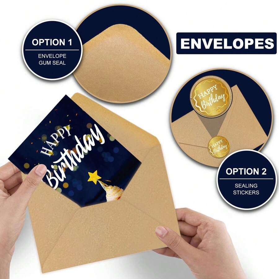 Biglietti Con Busta E Cartoncino Confezione 25 Biglietti+Buste