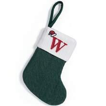 1pc Green Mini Christmas Stocking, Christmas Decoration For Party, Home, Room, Christmas Tree,Christmas - Green - View 26