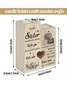 1 chân nến hình trái tim làm quà tặng cho chị em gái, quà tặng sinh nhật cho bạn thân, quà tặng cảm ơn đám cưới cho chị gái (không bao gồm nến) quà tặng sinh nhật tốt nghiệp đồ trang trí Giáng sinh quà tặng Giáng sinh tại nhà đồ trang trí Giáng sinh - Nhiều màu - Xem 3