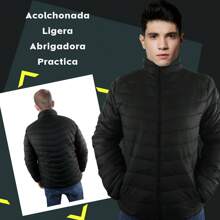 Chamarra Capitonada Caballero - Verde militar - Ver 4