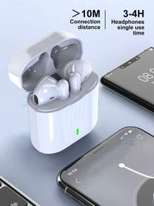 V77 Gaming Earphones 5.2 Wireless Smart Noise-Proof Low Latency Low Power Consumption In-Ear Led Earphones With Compatibility