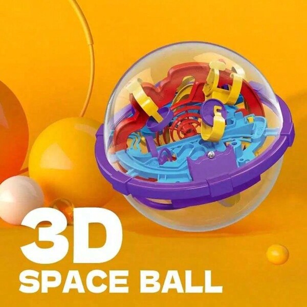 3D Labyrinth Spiel Denkaufgabe Schwerkraft-Puzzle Ball, Spaßsache Erwachsenen Spielzeug, Angststörung Verminderung Artikel, Sensorisches Spielzeug für Erwachsene