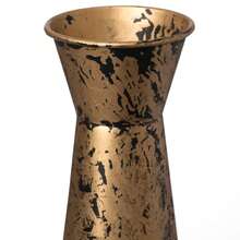 31-Inch Tall Brushed Paint Unique Straight Vase: Modern Metal Decorative Floor Vase - Flower Holder For Entryway, Living Room, Or Dining Room - Perfect For Displaying Flowers Or Plants - Stylish Home Décor Accent