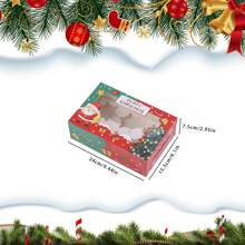 4/6 /12 Hộp đựng bánh nướng xốp nhiều màu sắc có cửa sổ 5 gói Hộp đựng bánh nướng xốp Hộp đựng bánh nướng xốp, bánh nướng xốp, bánh quy, bánh brownies, bánh rán Quà tặng Giáng sinh Đồ trang trí Giáng sinh Đồ ngủ Giáng sinh Quà tặng Giáng sinh Đồ trang trí Giáng sinh - Nhiều màu - Xem 11