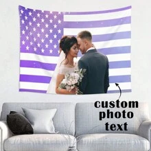 Purple Star America Flag