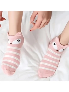 KIT 3 Bichinhos Comfort Sneaker Socks For Women Adult - Nhiều màu - Xem 4