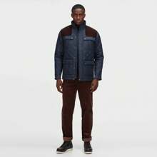 Regatta Mens Padbury Quilted Jacket (Navy) - Navy Blue - View 2