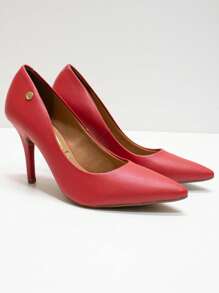 Vizzano Neutral Social Scarpin High Heel Comfortable Women's Basic Line Colorful - 1181.1101 - Đỏ - Xem 1