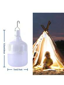 Focos Hogar Portatil Gancho Led Usb Recargables 40w 6piezas - Blanco - Ver 4