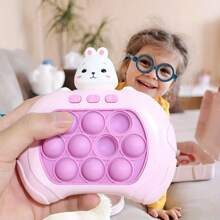 Consola de juego electrónica de burbujas rápida de conejo con nuevo diseño de Tiktok, máquina de juego de tallido iluminada PRO, juguete sensorial para niños
