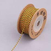 22 Yards Boutique Hand Rubbing  Golden Silk Thread 1.0mm Macrame Cord Bracelet Braided String DIY Tassels Beading Rope - Thread - View 15