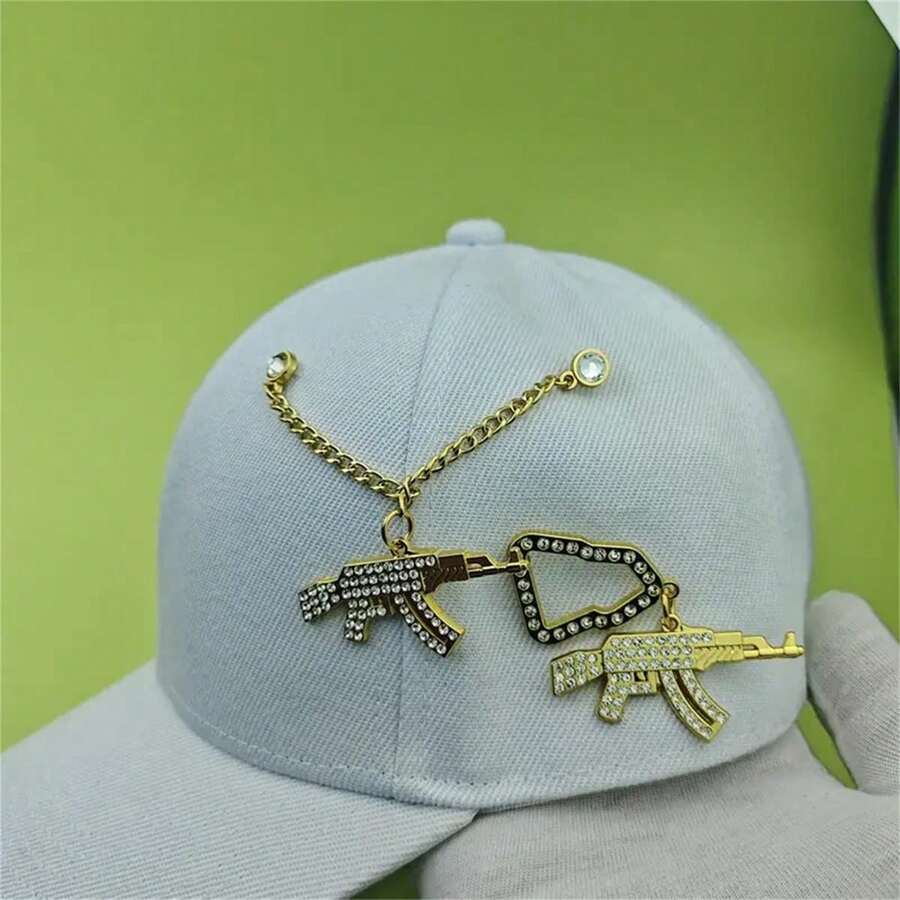 1pc Enameled Hat Pins Metal Badge Cartoon Decor Pendant - Multicolor - View 1