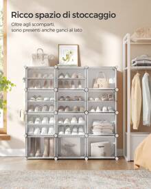 SONGMICS Shoe Racks - 白色 - 查看 3