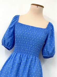 Women Dresses - Baby Blue - View 2