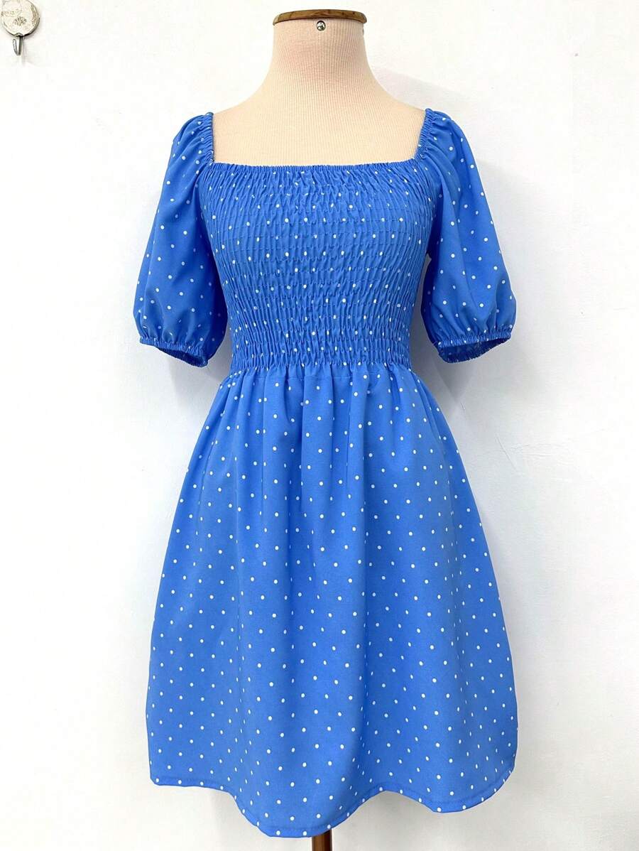 Women Dresses - Baby Blue - View 1