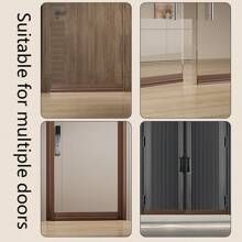 1m TPE Anti-Dust & Noise Reduction Door Bottom Seal, Triple Seal Design, Non-Slip Grooves, Windproof & Soundproof Door Draft Stopper