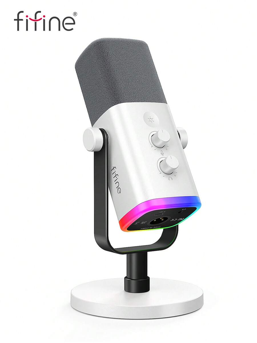 FIFINE FIFINE Gaming USB/XLR Microphone For Podcast, Dynamic Mic With