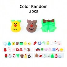 Đồ trang trí Giáng sinh 3-12 CHIẾC Đồ chơi bóp Mochi Giáng sinh, Đồ chơi giải tỏa căng thẳng hoạt hình Giáng sinh dễ thương nhỏ cho tiệc sinh nhật, Pinata Filler, Đồ dùng tiệc lễ hội, Đồ chơi giải tỏa áp lực, Động vật nhỏ, Đồ chơi tương tác (Màu ngẫu nhiên) - Nhiều màu - Xem 7