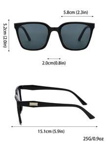 Bộ 4 Kính Mắt Vuông Cho Nữ, Thời Trang Cho Cắm Trại Ngoài Trời - Nhiều màu - Xem 3