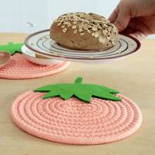 Hitzefeste Untersetzer Erdbeere Kürbis süße Frucht Serie, rutschfeste Untersetzer & Topflappen, Halloween Geschenke