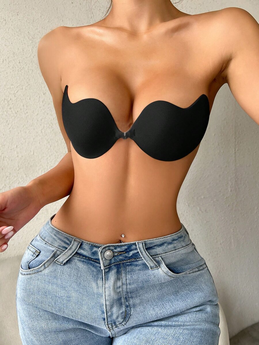 Women Nipple Covers - 黑色 - 查看 1