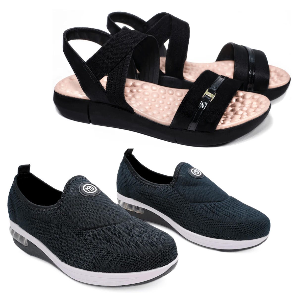 Women Casual Shoes - màu đen - Xem 1
