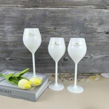 130ML/4.5OZ 白色塑料水杯，白色和粉色香槟鸡尾酒杯香槟杯，派对用品 - 白色 - 查看 9