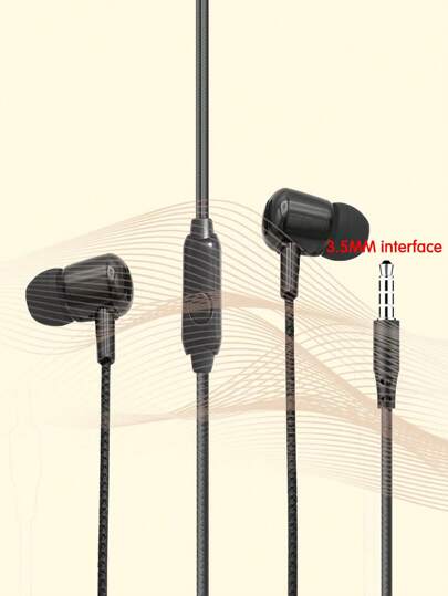 Wired In-ear Earphones With Deep Bass