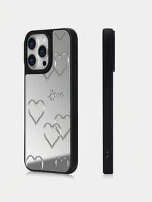1pc High Definition Mirror Glass Phone Case Compatible With Apple And Samsung Models - Multicolor - View 2