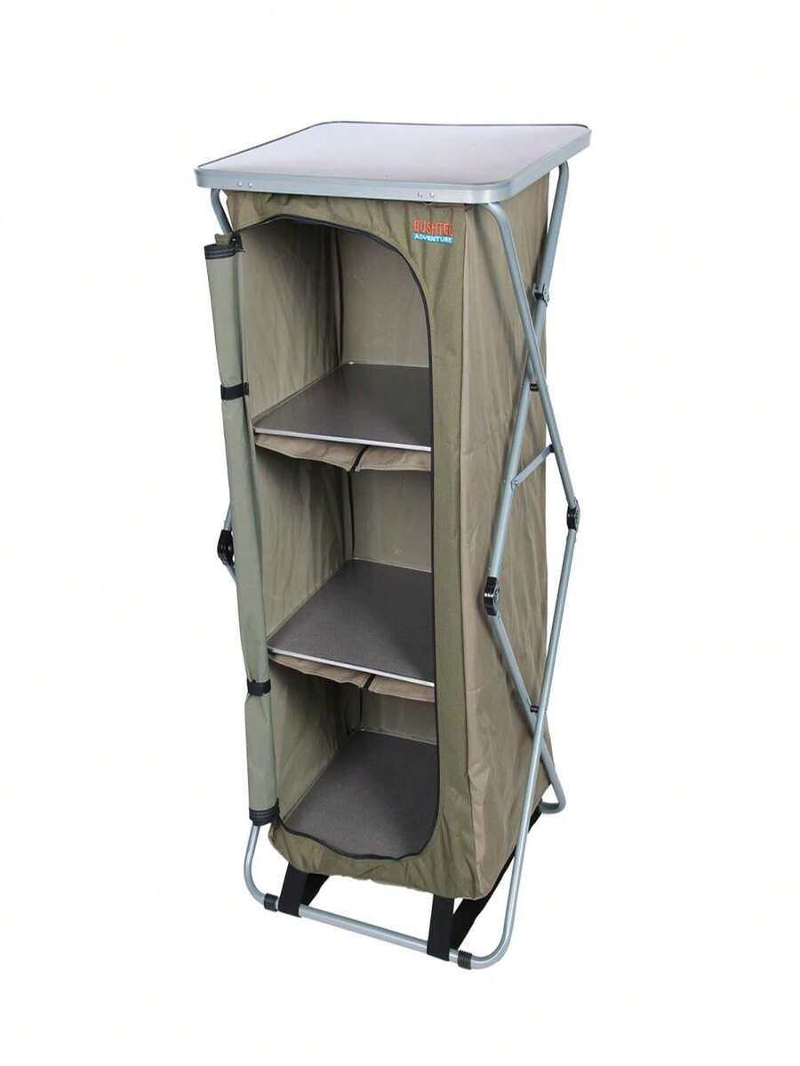 Bushtec Adventure CB041W Sierra 4 Shelf Single Camp Cupboard | SHEIN USA