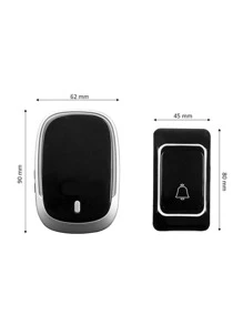 Battery-Based Residential Wireless Doorbell For The Elderly Immediate Shipping - 彩色 - 查看 3