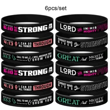 Christian Inspirational Bible Verse Silicone Wristband Rubber Cuff Bracelets For Men,Christian Rubber Bracelet,Catholic Cross Holy Blessing,Prayer Jewelry,Jesus Baptism Gift,Jesus Plush,Catholic Bible,Rubber Jesus - Bible Verse Silicone Bracelet - View 16