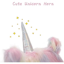 WAHSON OFFICE CHAIRS 1PC Wahson Children's Desk Chair Girls' Desk Chair With Casters, Swivel Unicorn Desk Chair For Bedroom - 彩色 - 查看 3