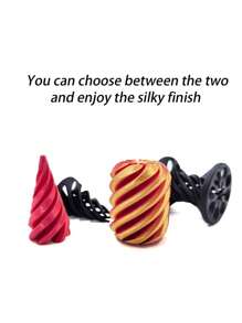 Impossible Pyramid Passthrough Sculpture, Pass Through Pyramid Fidget Toy, 3D Printed Spiral Cone Toy Pyramid Passthrough Sculpture, Desktop Decor Souvenir Gift Halloween Fun Toy Decoration, Stress Relief Toys, Holiday Gifts, Office Stress Relief (Random Color, Red/Gold) - Multicolor - View 4