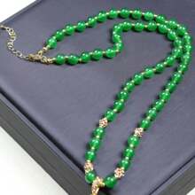 女士手工珠宝套装，包括巴洛克珍珠吊坠项链、流苏耳环、黄铜镶嵌宝石，奢华优雅的正装和休闲装配饰