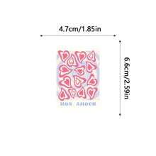 50pcs Aesthetic INS Style Decorative Stickers, Cute Cartoon Graffiti Waterproof Vinyl Stickers For Water Bottles, Laptops, Phones, Skateboards, Guitars, Luggage, Scrapbooks, Helmets, Suitable For Children, Teens, And Adults Party Decoration Gift - Multicolor - View 2