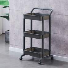 Storage Island & Carts - Black - View 9