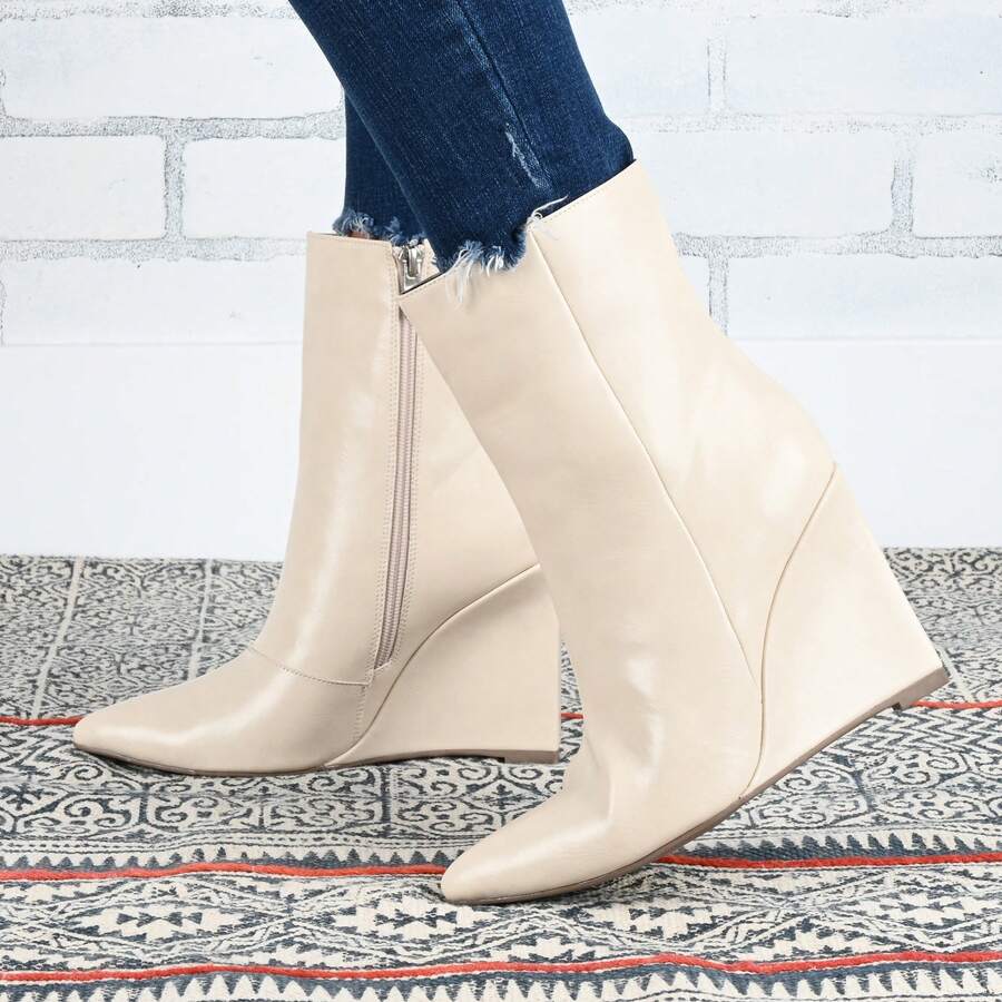 Botas y Botines de Mujer - Beis - Ver 1