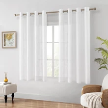 1Panels Perforated Solid Color Terylene Waterproof Window Screen Outdoor Balcony And Pavilion Shading And Rainproof Decoration Curtains - Multicolor - View 6