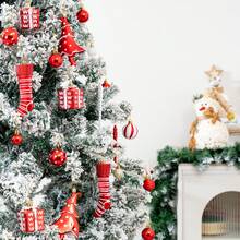 Christmas Balls Ornaments Set For Xmas Tree, 38Pcs Exquisite Shatterproof Christmas Tree Decoration For Holiday/ Party Decor - 紅色 - 查看 4