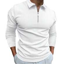 Long Sleeve Polo Shirt With Zipper Launch - 米色 - 查看 3