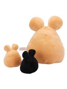 Molutian 3入組母親和孩子的寵物外星人毛絨玩具，情感外星人毛絨動物娃娃，一大兩小遊戲迷毛絨母子外星人毛絨動物娃娃，復活節及生日派對理想禮物和節日裝飾禮物 - 棕色 - 查看 6